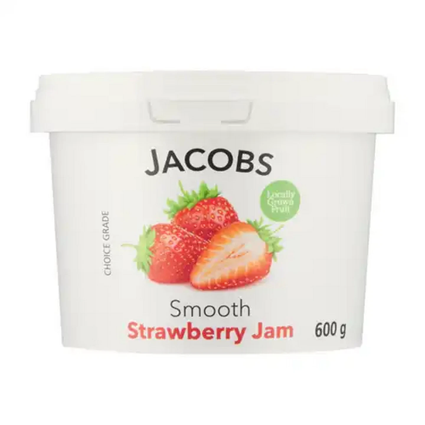 Image of Jacobs Jam Co Smooth Strawberry Jam 600g