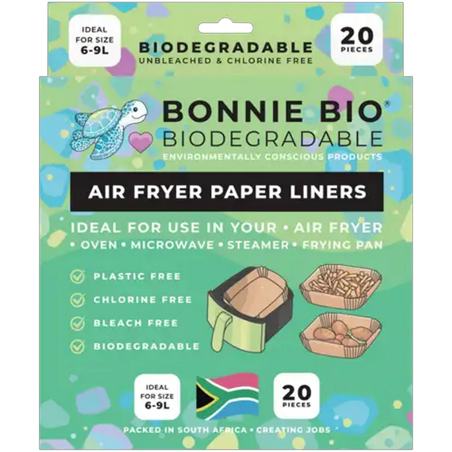 Image of Bonnie Bio Air Fryer Paper Liners 20s