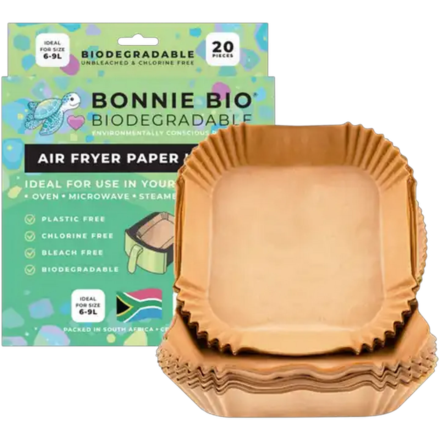 Image of Bonnie Bio Air Fryer Paper Liners 20s