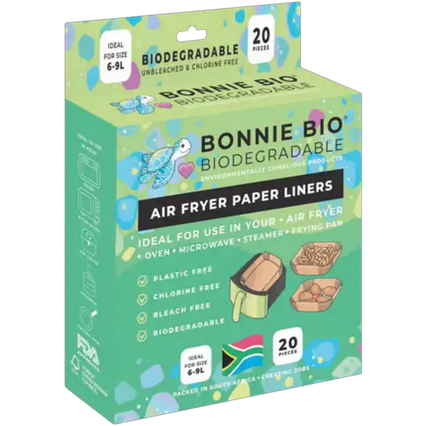 Image of Bonnie Bio Air Fryer Paper Liners 20s