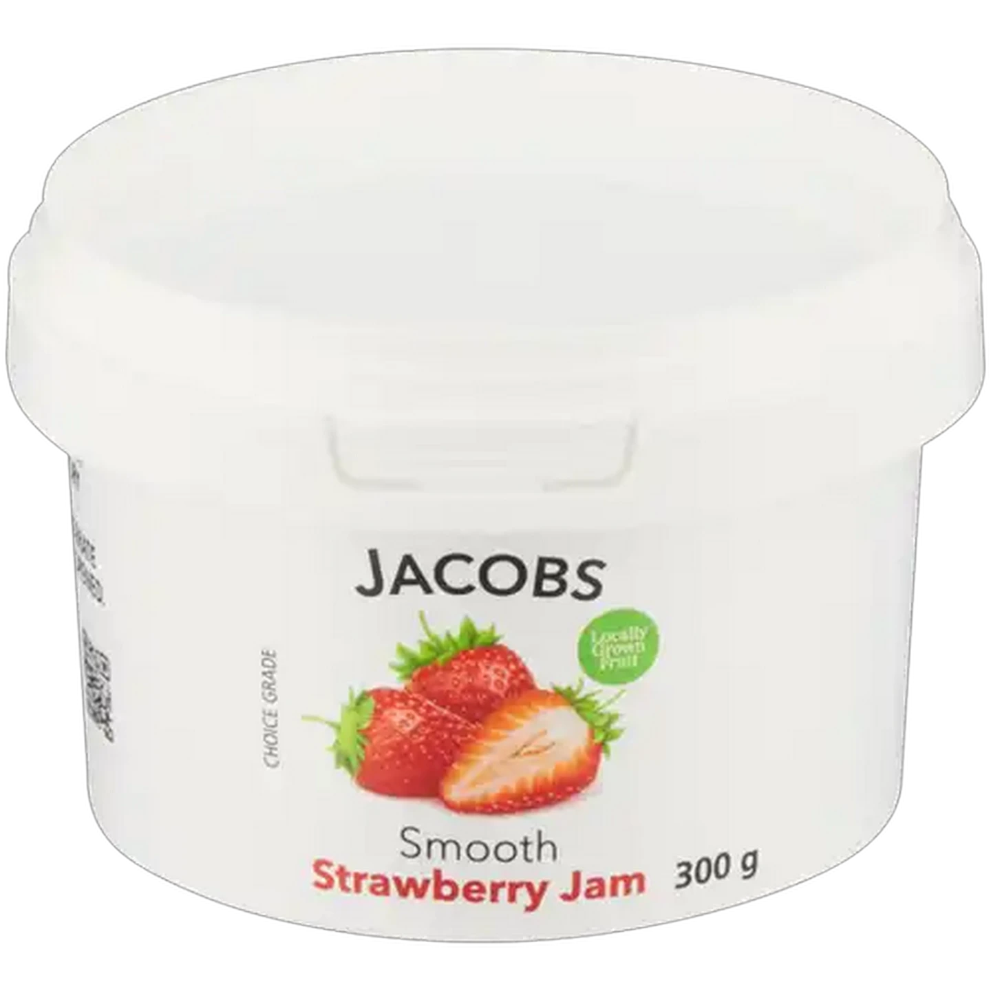 Image of Jacobs Jam Co Smooth Strawberry Jam 300g