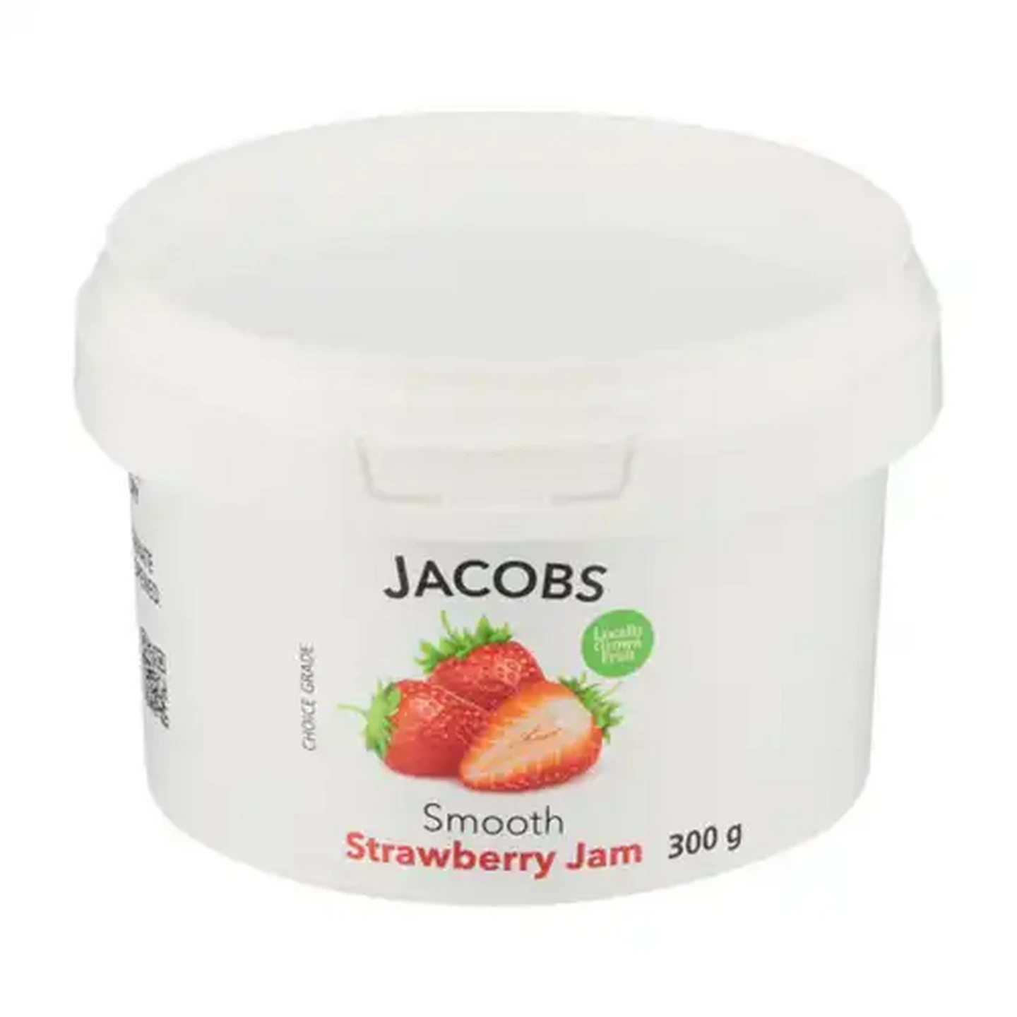 Image of Jacobs Jam Co Smooth Strawberry Jam 300g