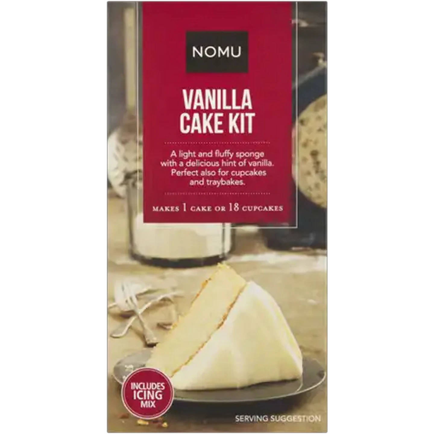 Image of NOMU Vanilla Cake Kit 820g