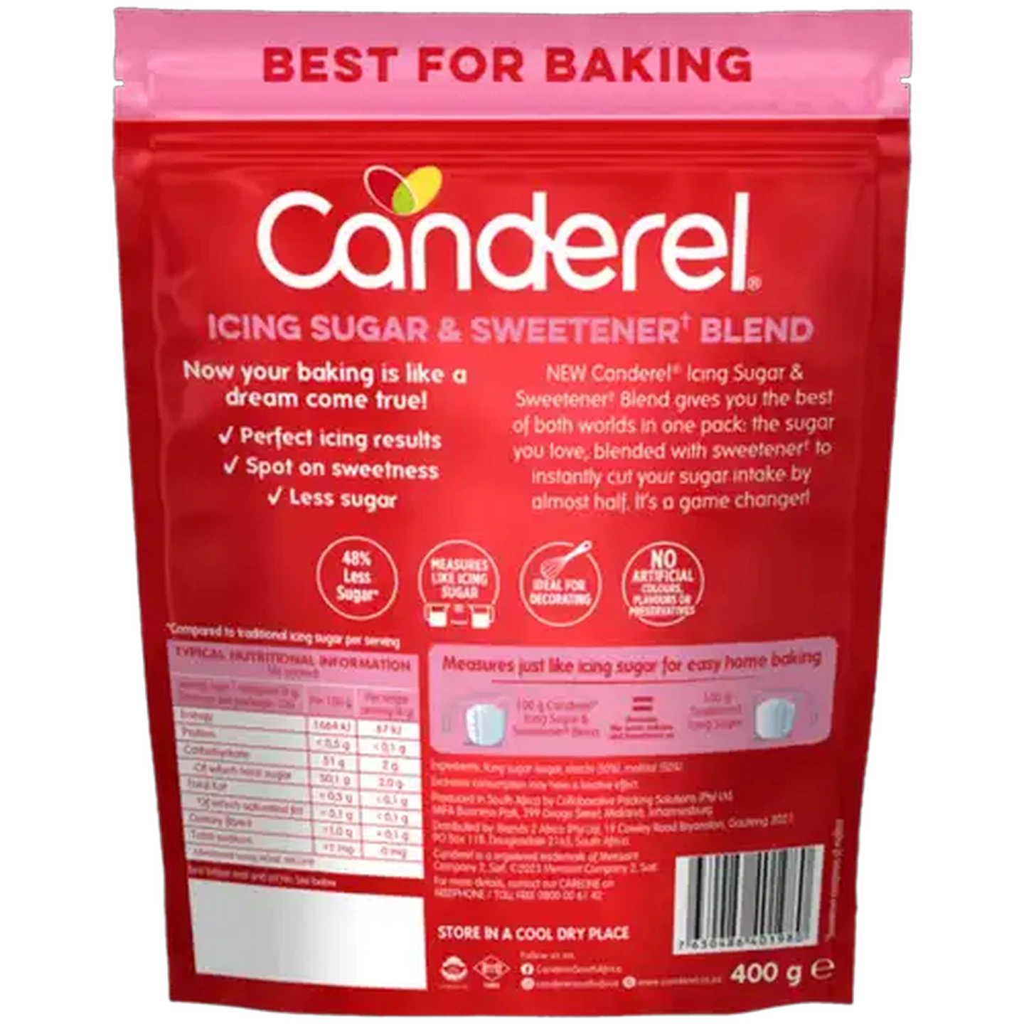 Image of Canderel Icing Sugar & Sweetener Blend 400g
