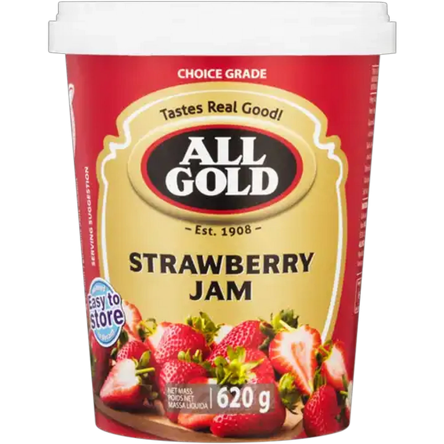Image of ALL GOLD Strawberry Jam 620g