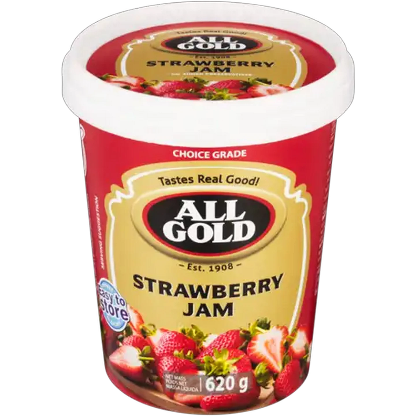 Image of ALL GOLD Strawberry Jam 620g