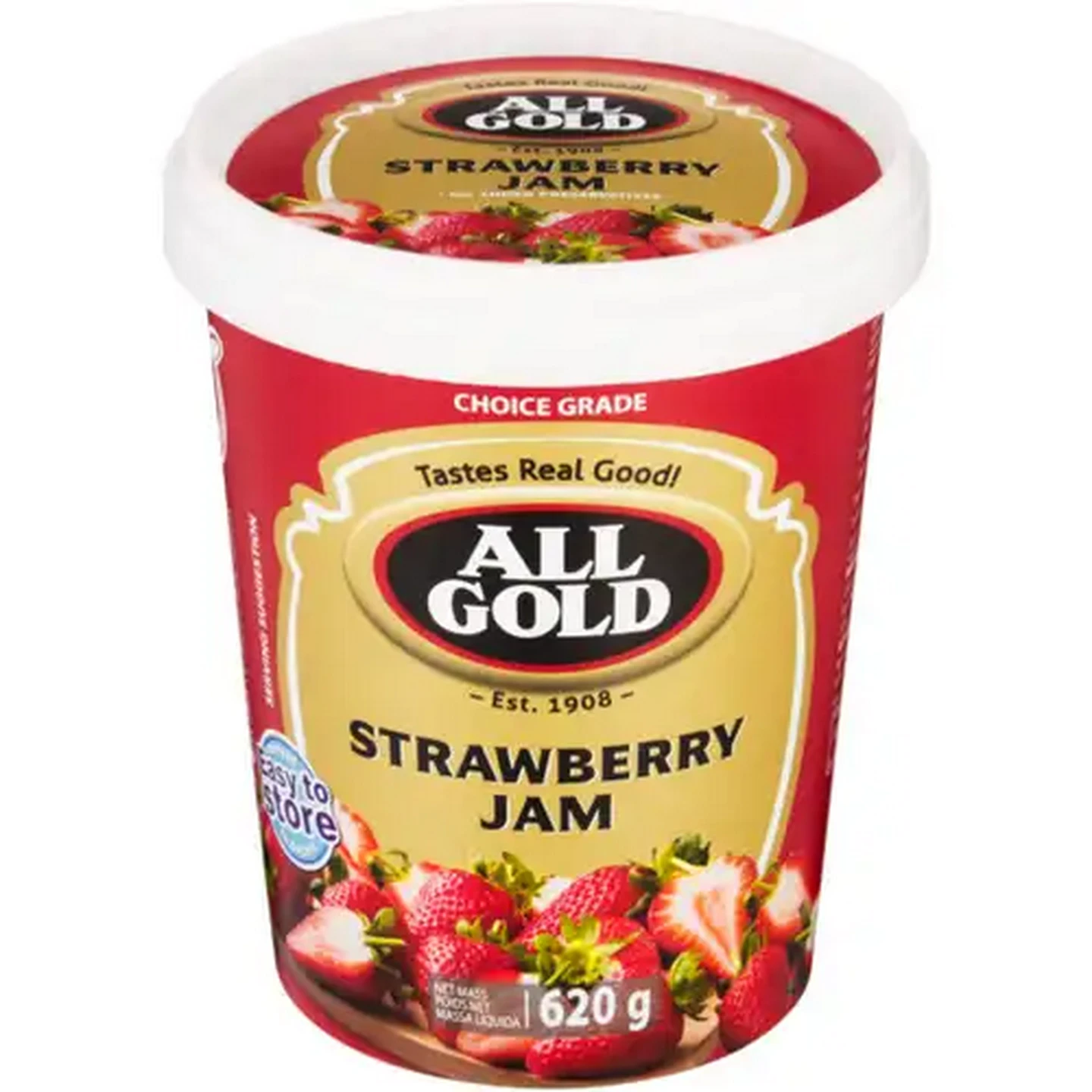 Image of ALL GOLD Strawberry Jam 620g