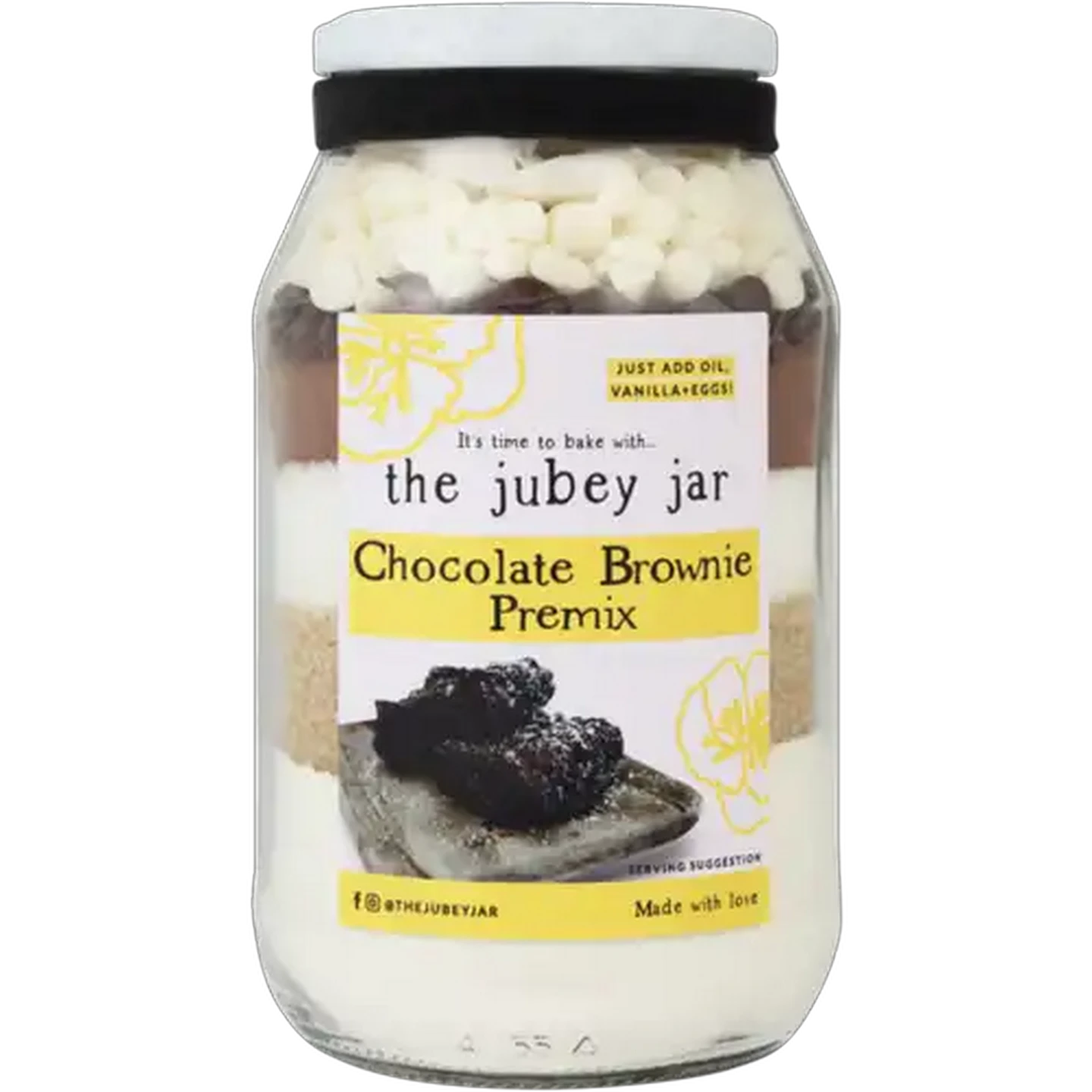 Image of The Jubey Jar Chocolate Brownie Premix 580g