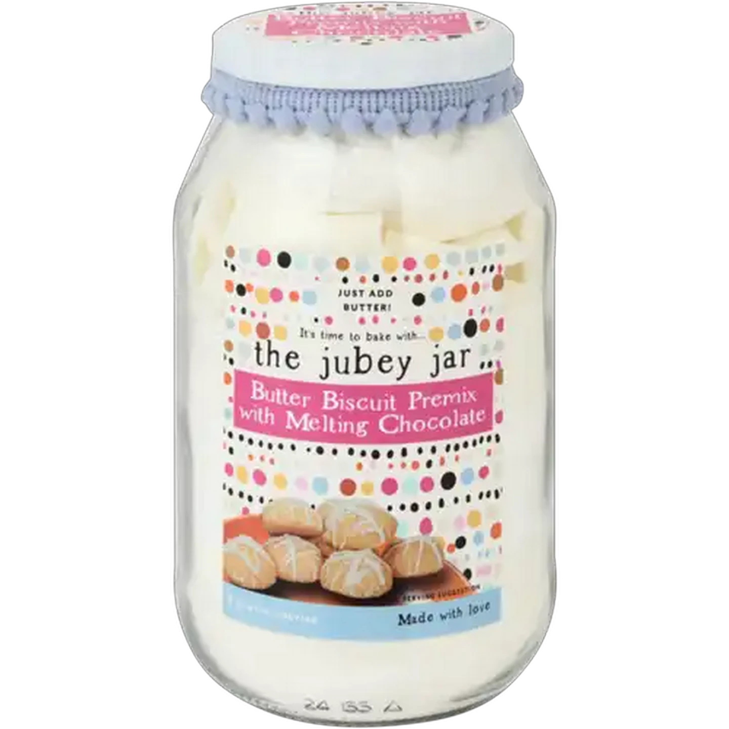 Image of The Jubey Jar Butter Biscuit With Melting Chocolate Premix 470g
