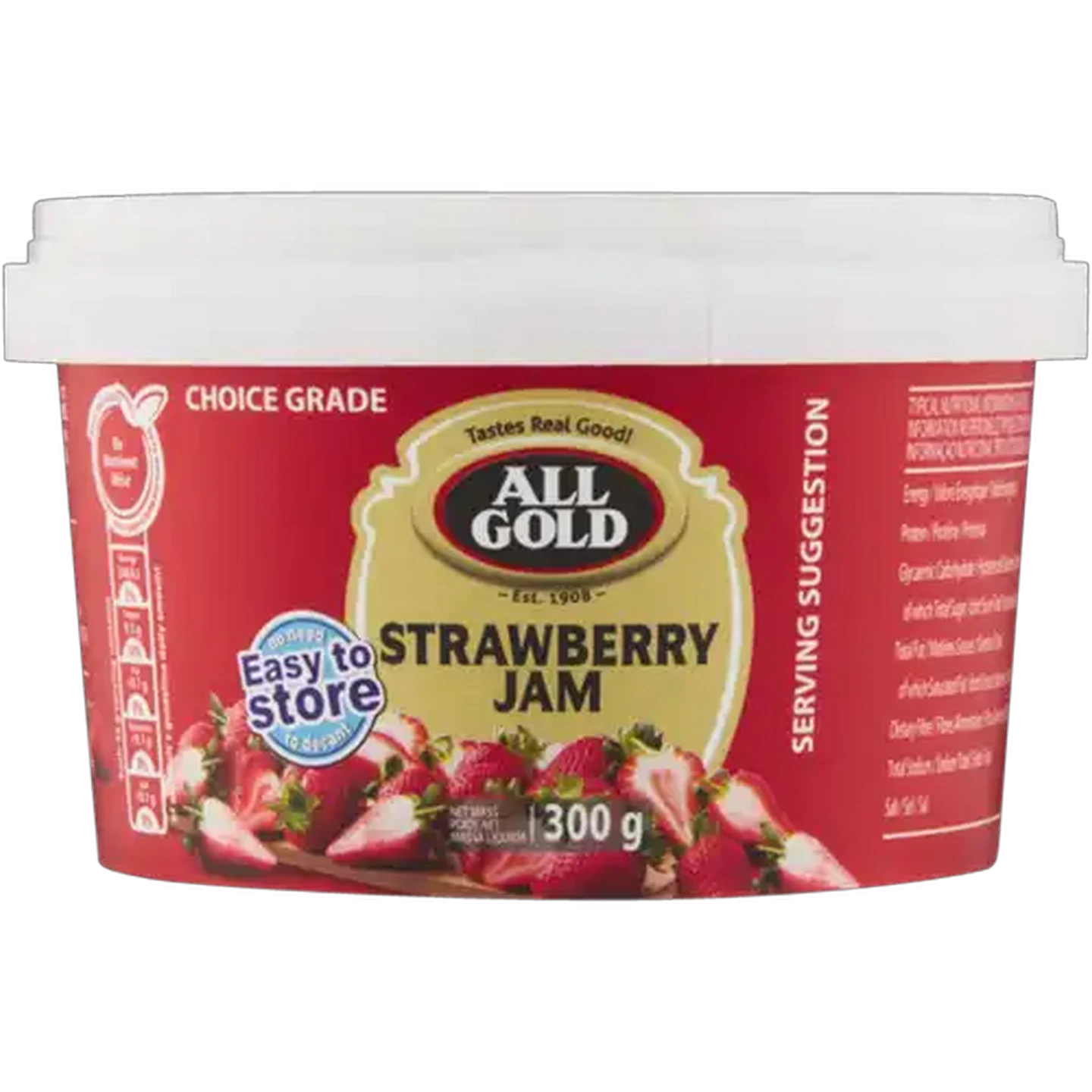 Image of ALL GOLD Strawberry Jam 300g