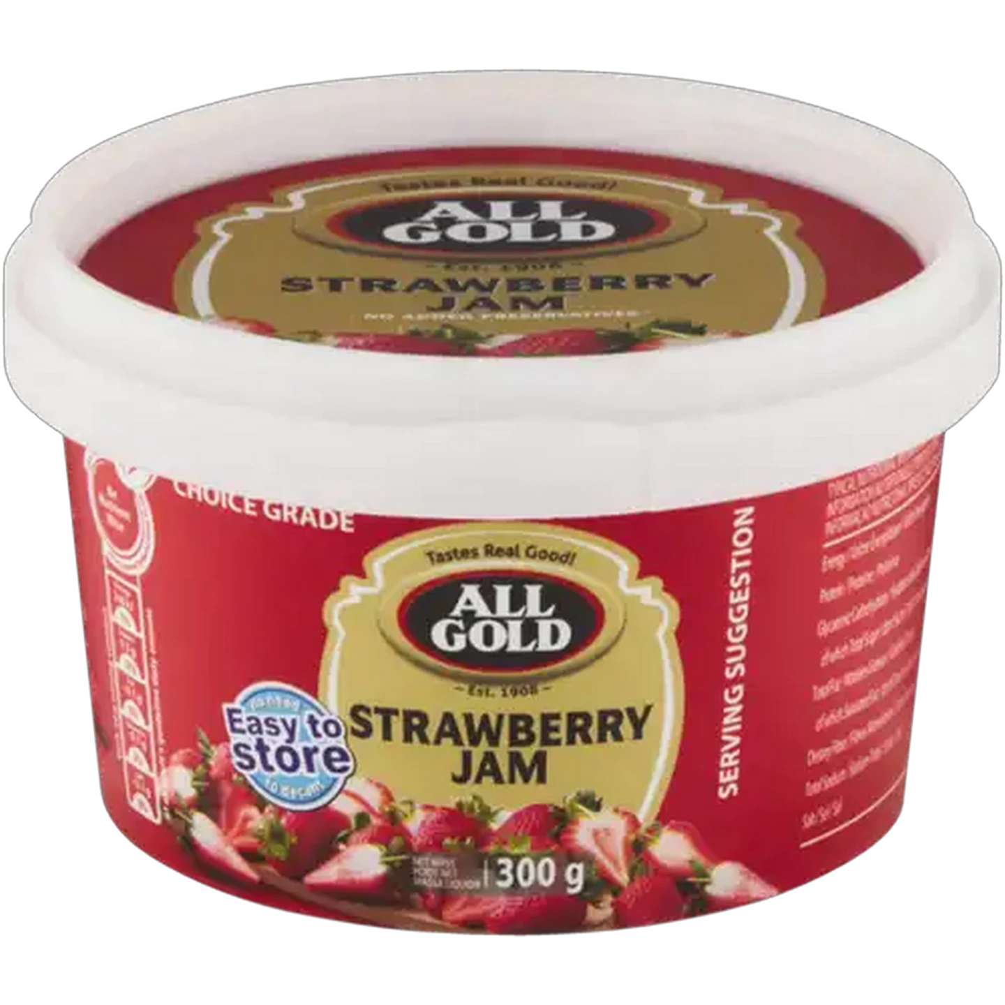 Image of ALL GOLD Strawberry Jam 300g