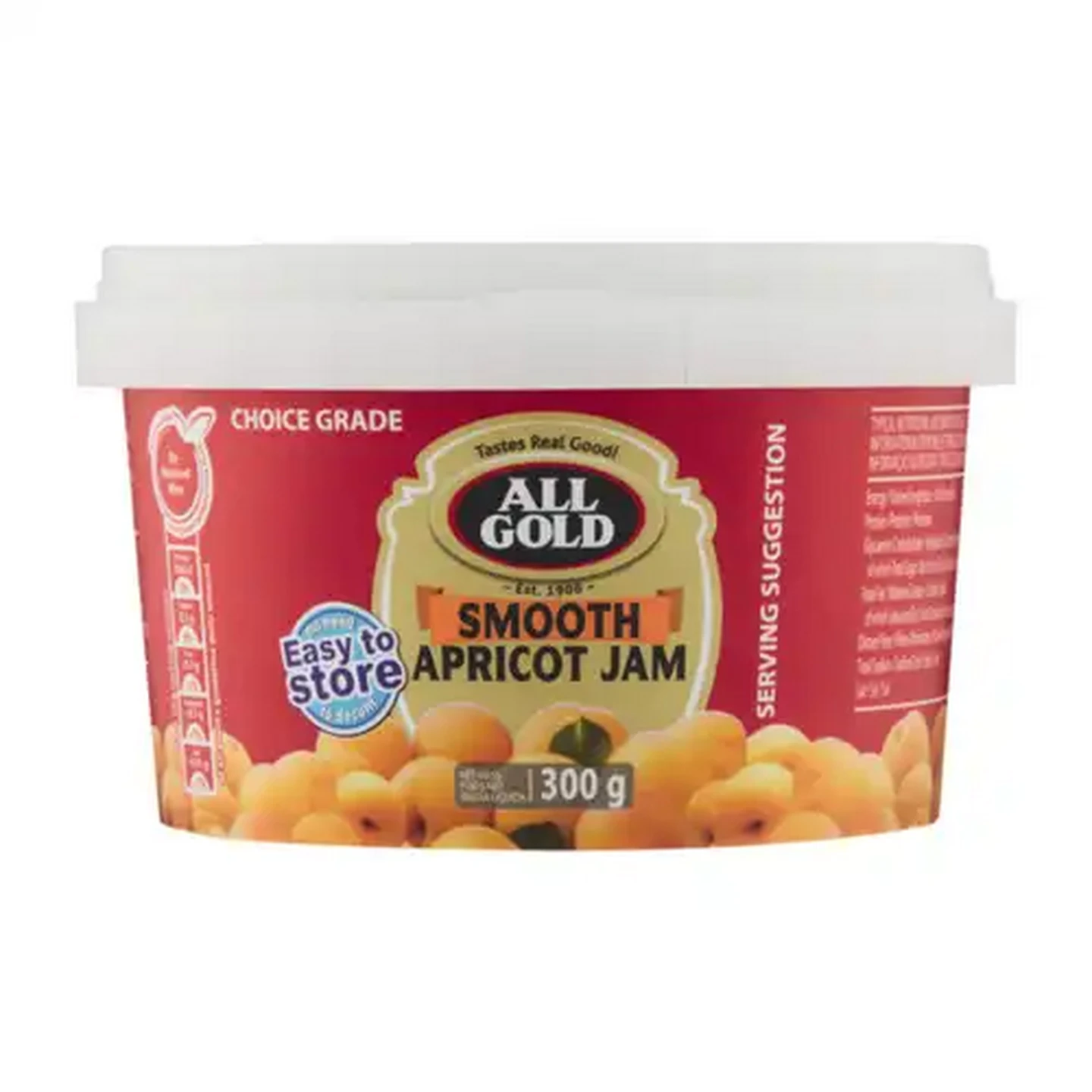 Image of ALL GOLD Smooth Apricot Jam 300g
