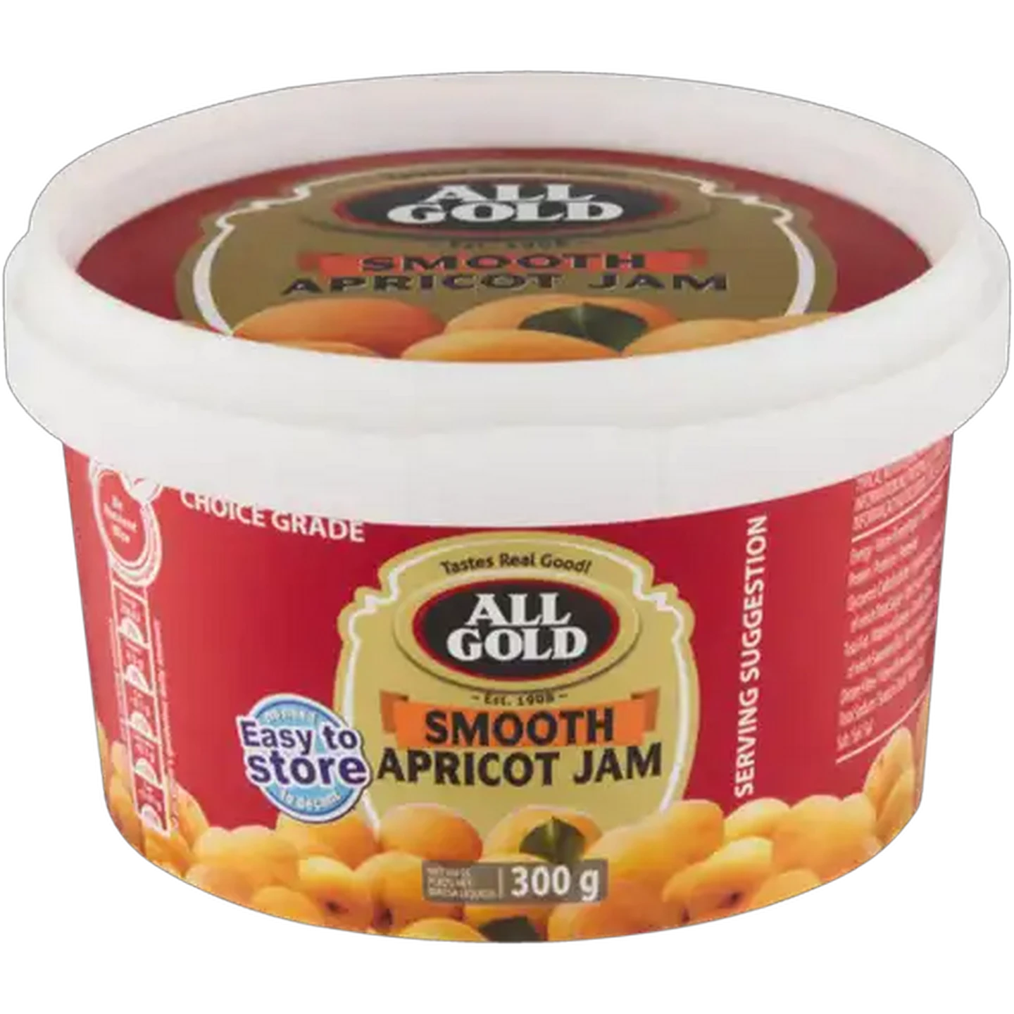 Image of ALL GOLD Smooth Apricot Jam 300g