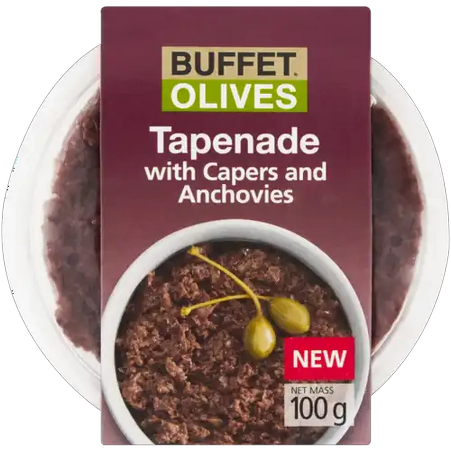 Image of Buffet Olives Tapenade With Capers And Anchovies 100g