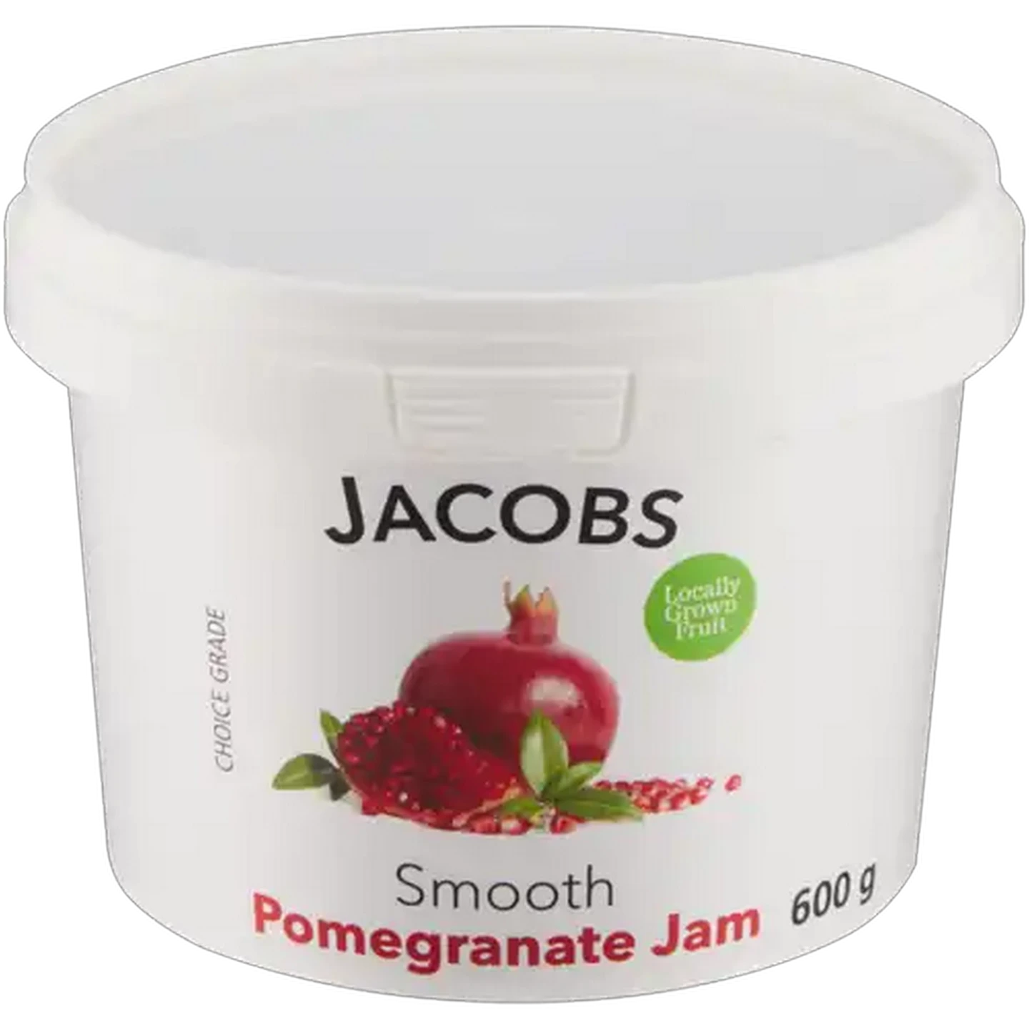 Image of Jacobs Jam Co Smooth Pomegranate Jam 600g