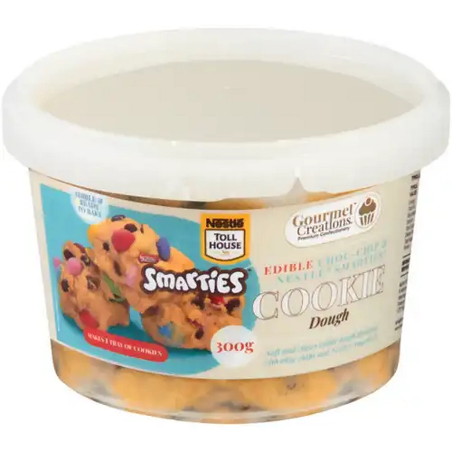 Image of Gourmet Creations Frozen Smarties Cookie Dough 300g