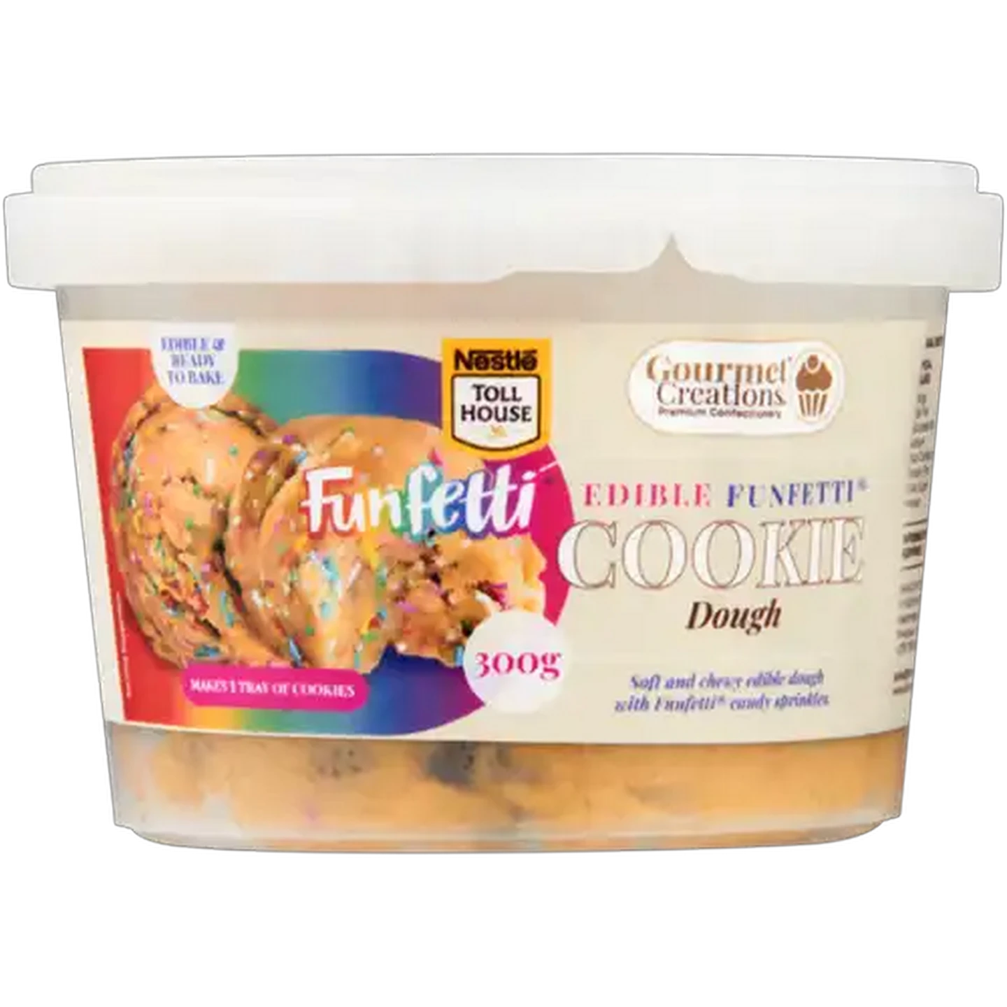 Image of Gourmet Creations Frozen Funfetti Cookie Dough 300g