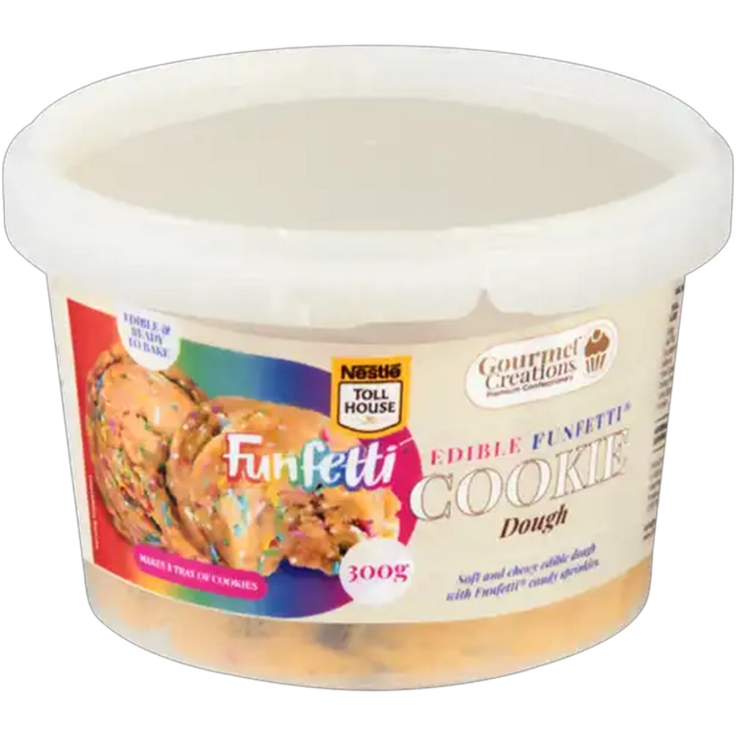 Image of Gourmet Creations Frozen Funfetti Cookie Dough 300g
