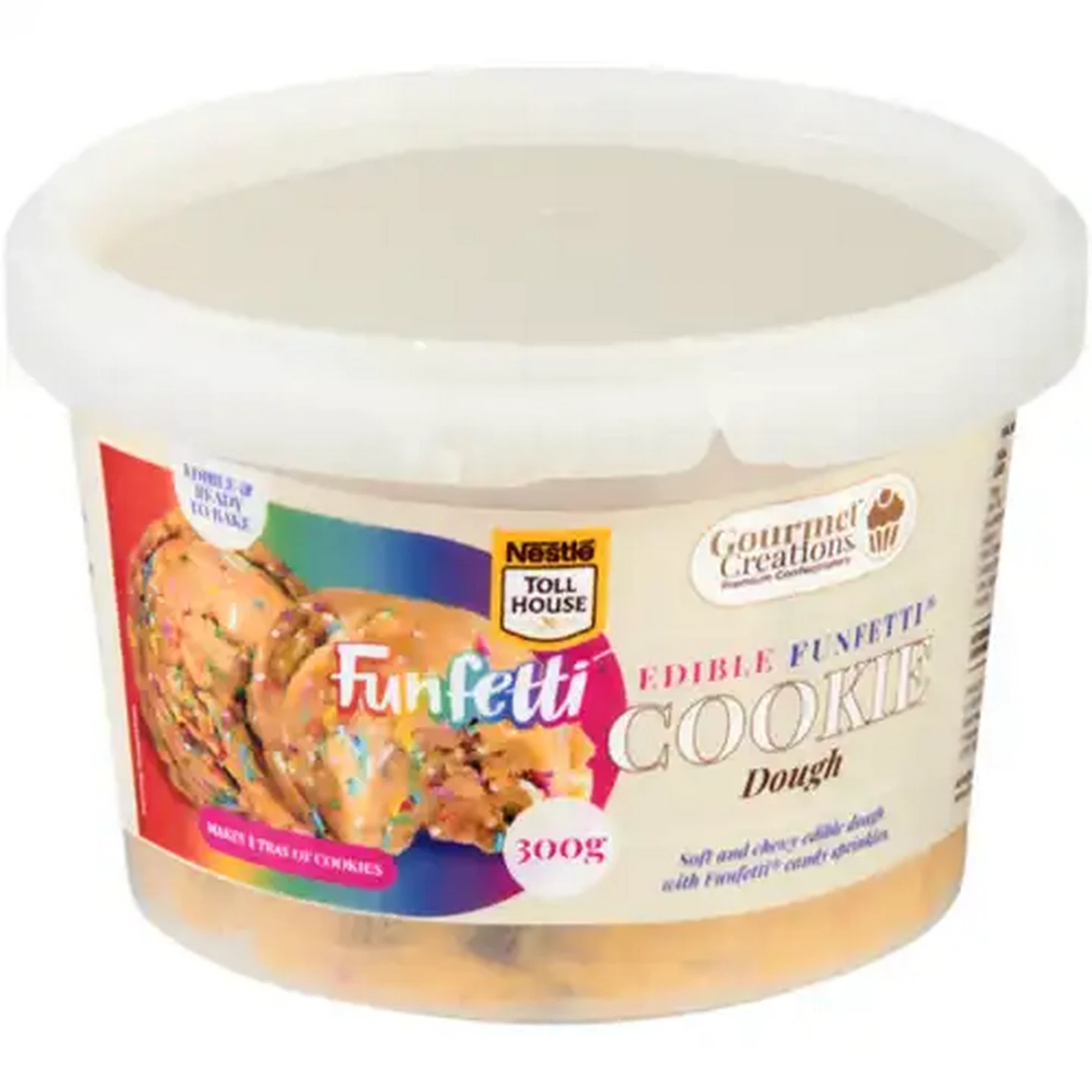 Image of Gourmet Creations Frozen Funfetti Cookie Dough 300g