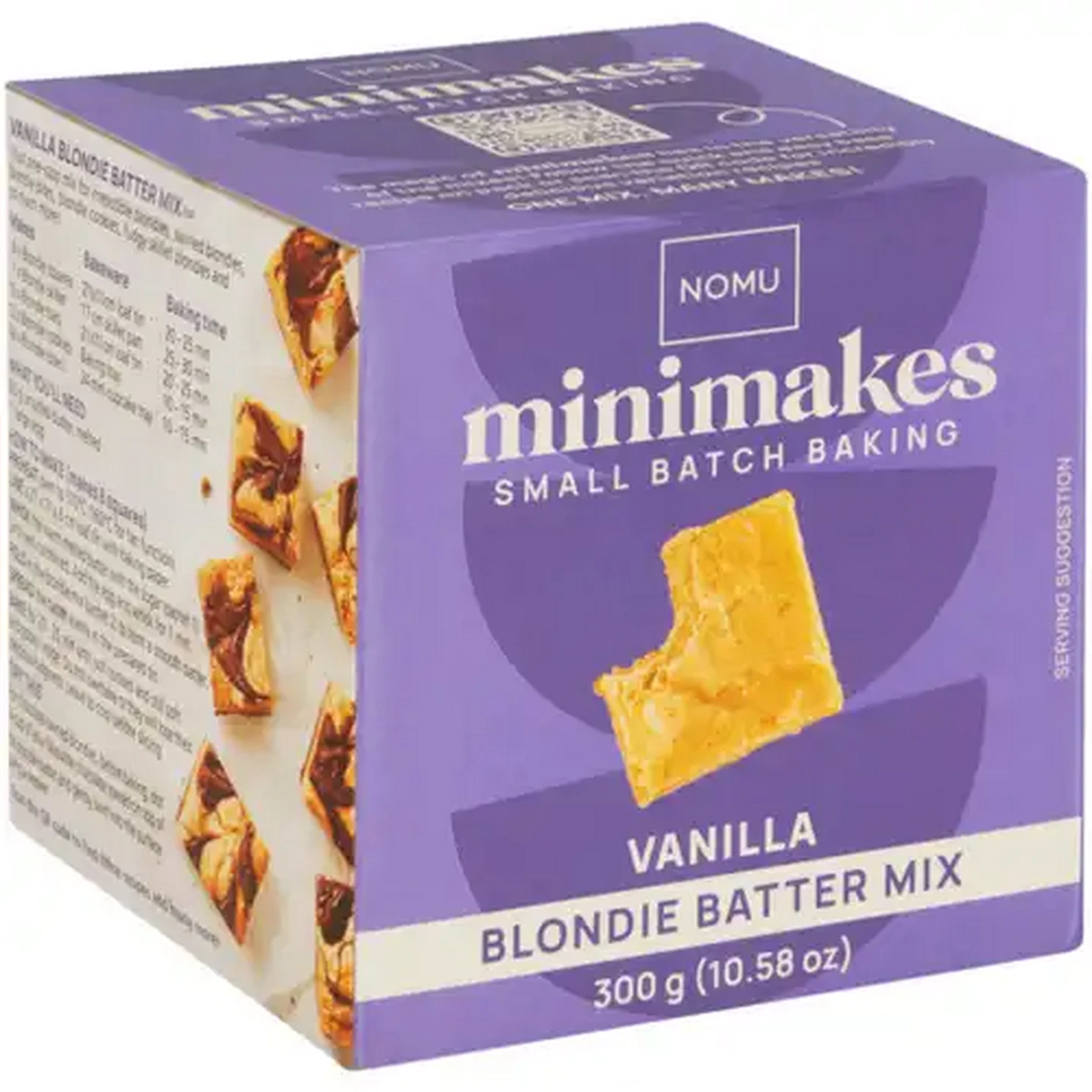 Image of NOMU MiniMakes Vanilla Blondie Batter Mix 300g