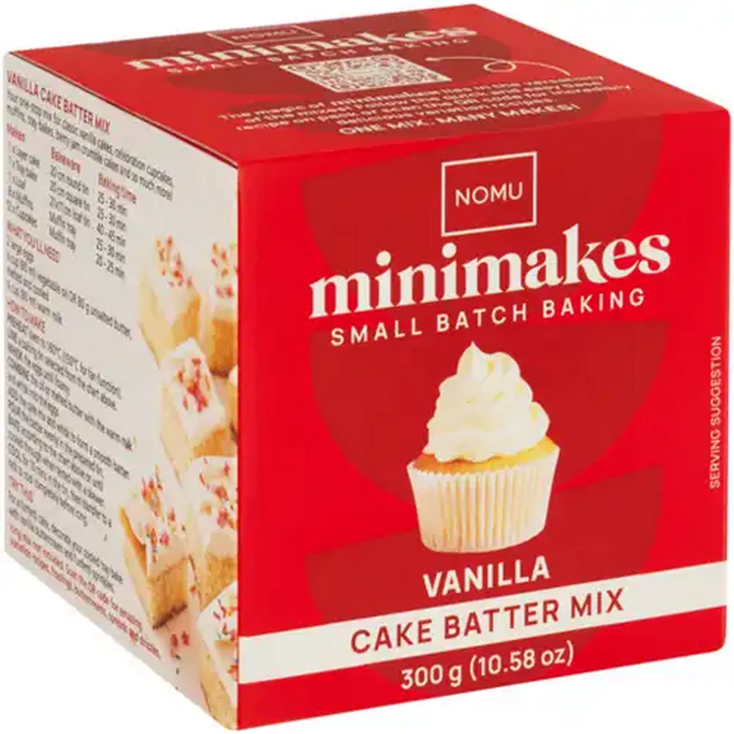 Image of NOMU MiniMakes Vanilla Cake Batter Mix 300g