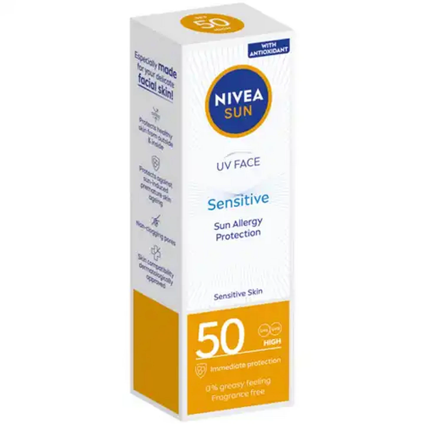 Image of NIVEA SUN UV Face Sensitive Sun Allergy Protection 50ml