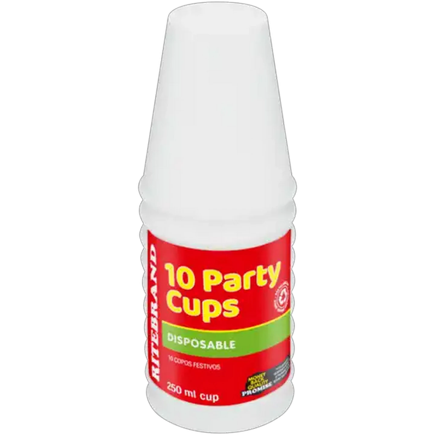 Image of Ritebrand Disposable Party Cups 10 Pack