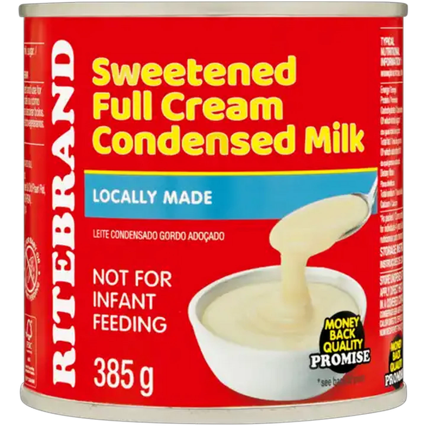 Image of Ritebrand Sweetened Full Cream Condensed Milk 385g