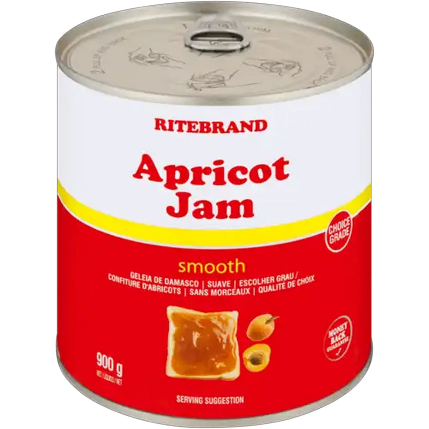 Image of Ritebrand Smooth Apricot Jam 900g