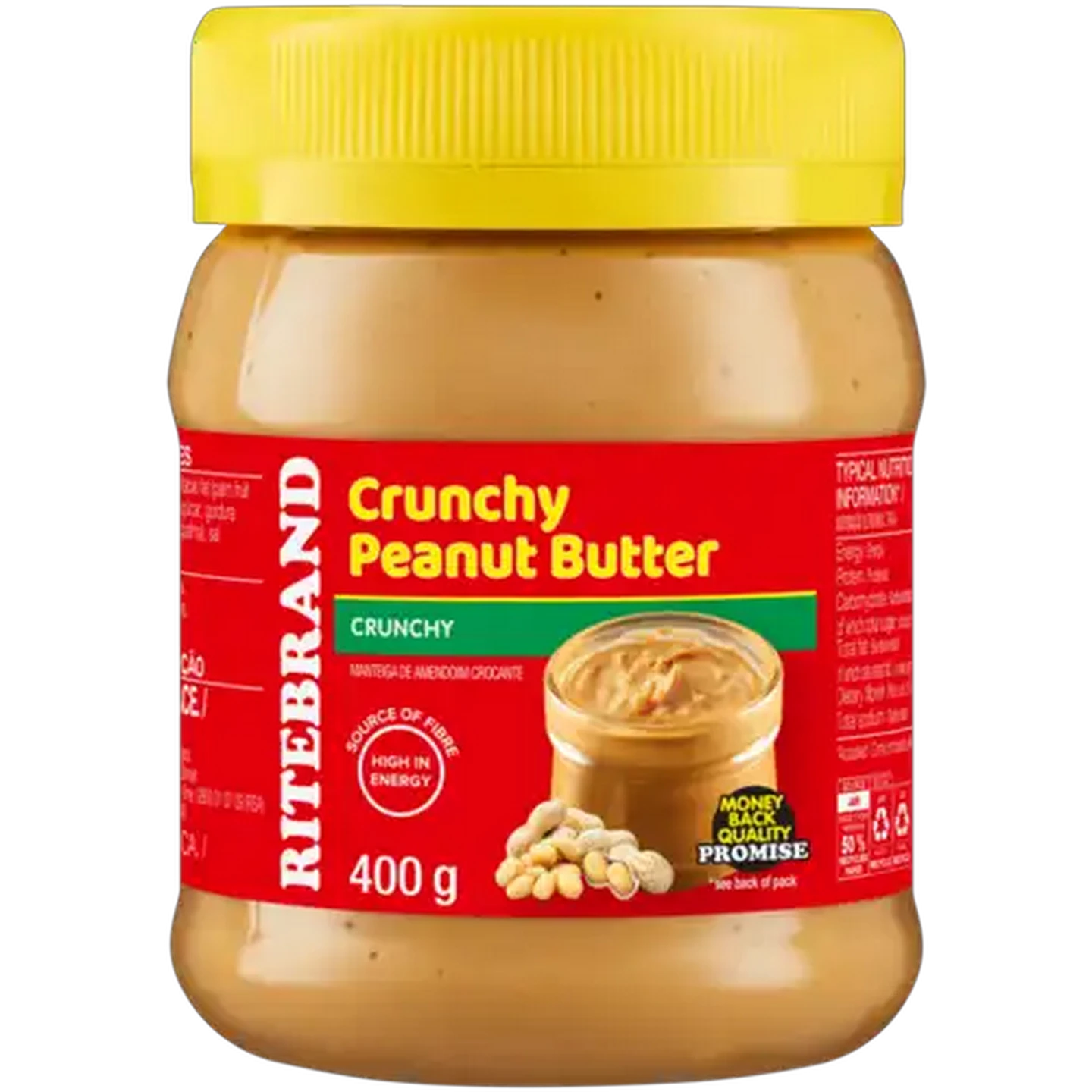 Image of Ritebrand Crunchy Peanut Butter 400g