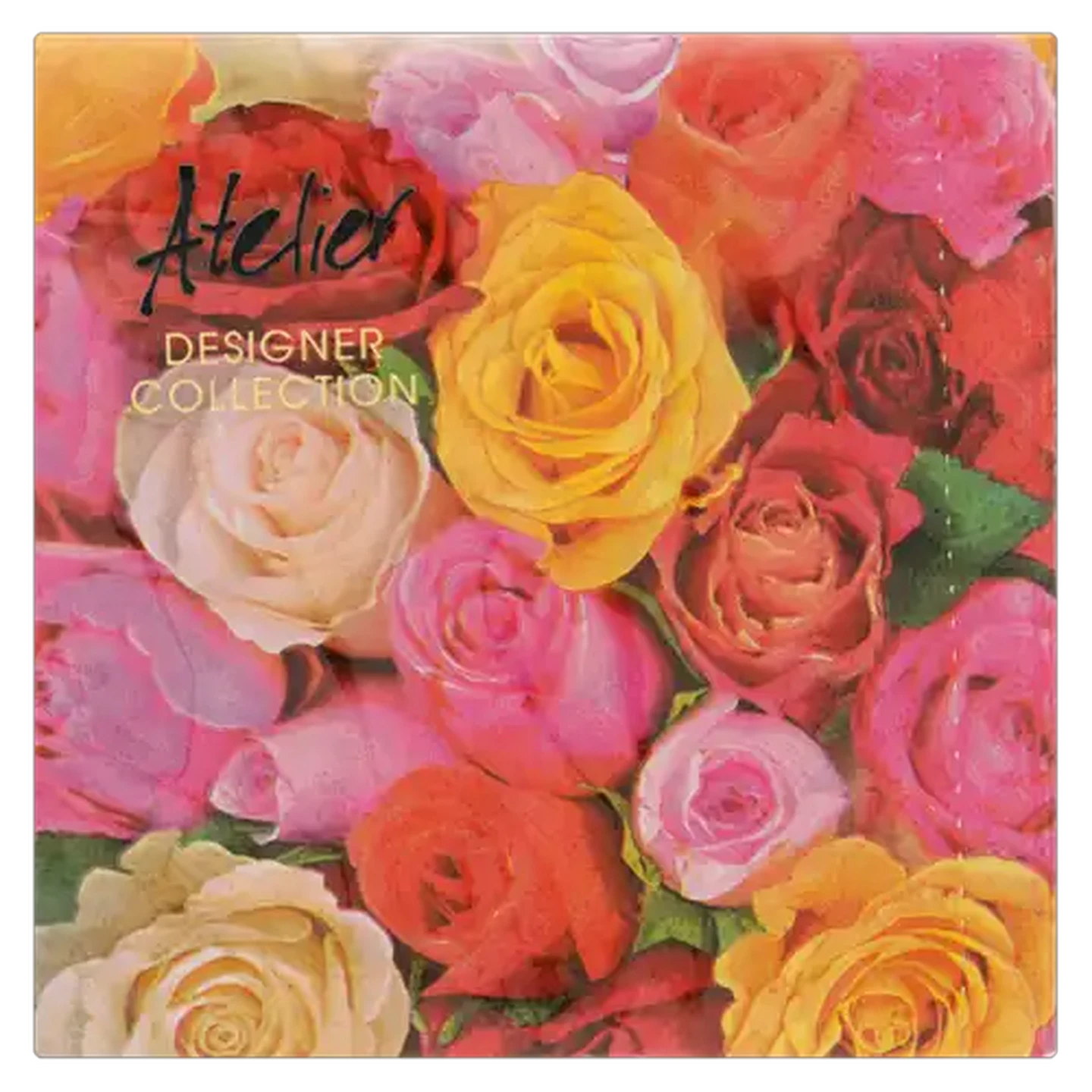 Image of Atelier Designer Collection 3 Ply Summer Rose Napkins 20 Pack