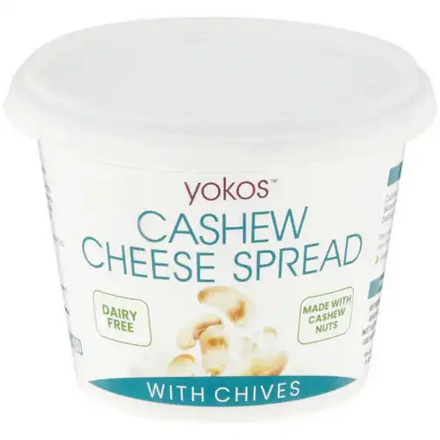 Image of Yokos Cashew Cheese Spread with Chives 250g