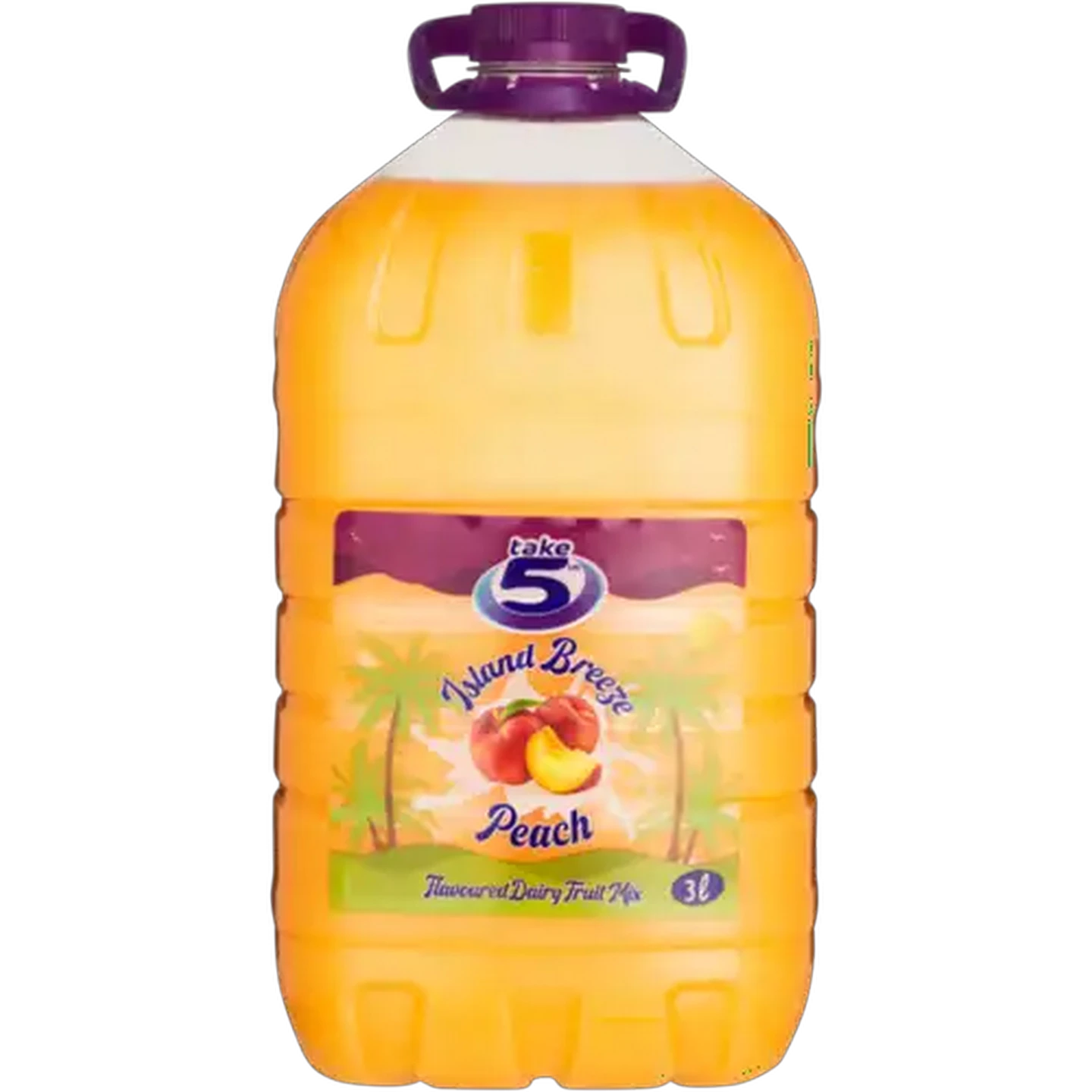 Image of Take 5 Island Breeze Peach Flavoured Dairy Fruit Mix 3L