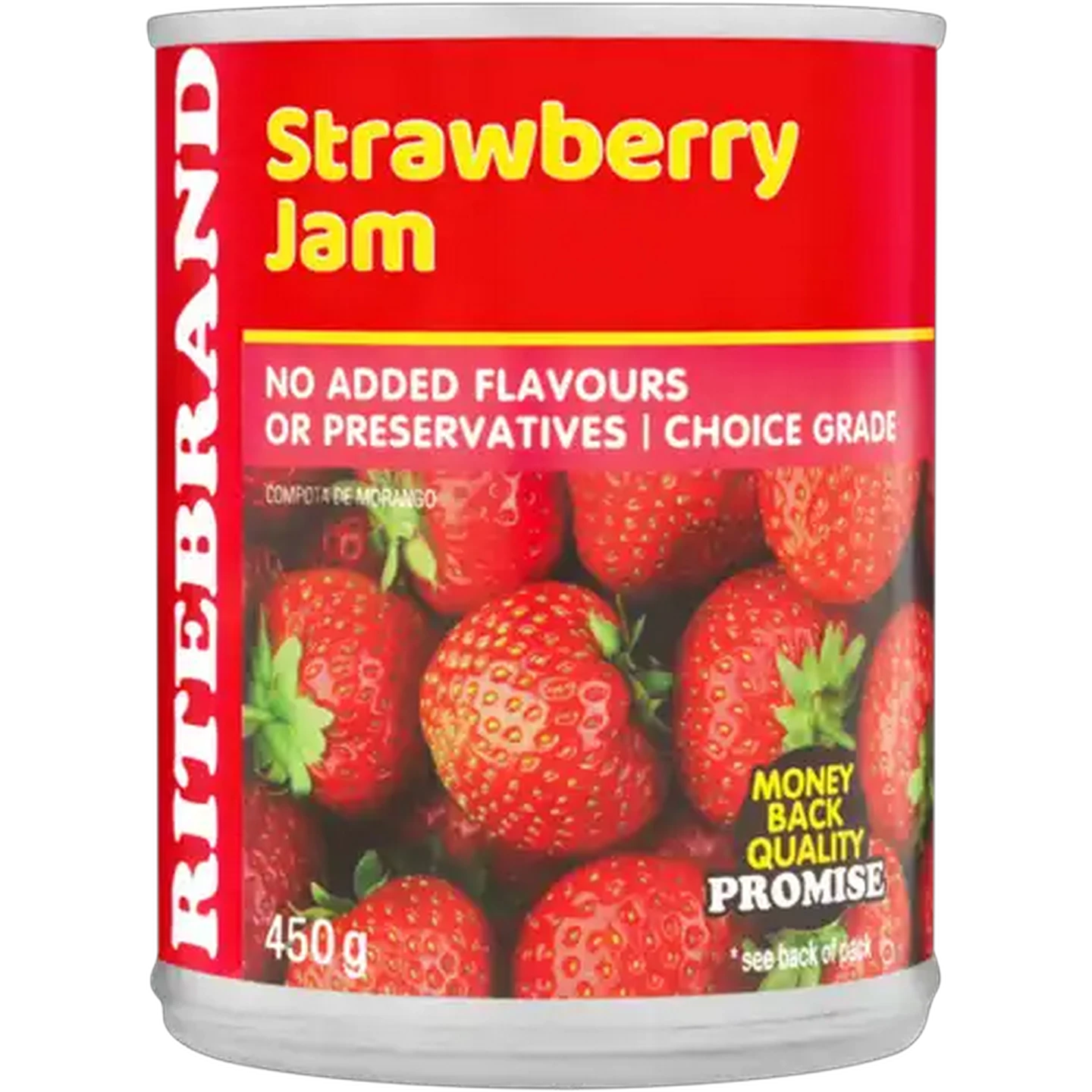 Image of Ritebrand Strawberry Jam 450g