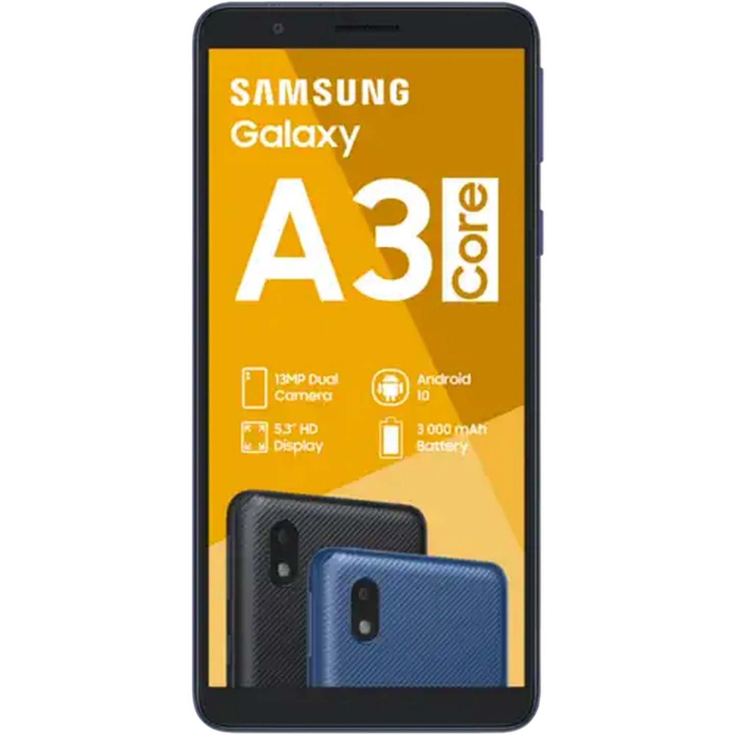 Image of SAMSUNG Galaxy A3 Core Blue Dual SIM Smartphone 5.3" 16GB