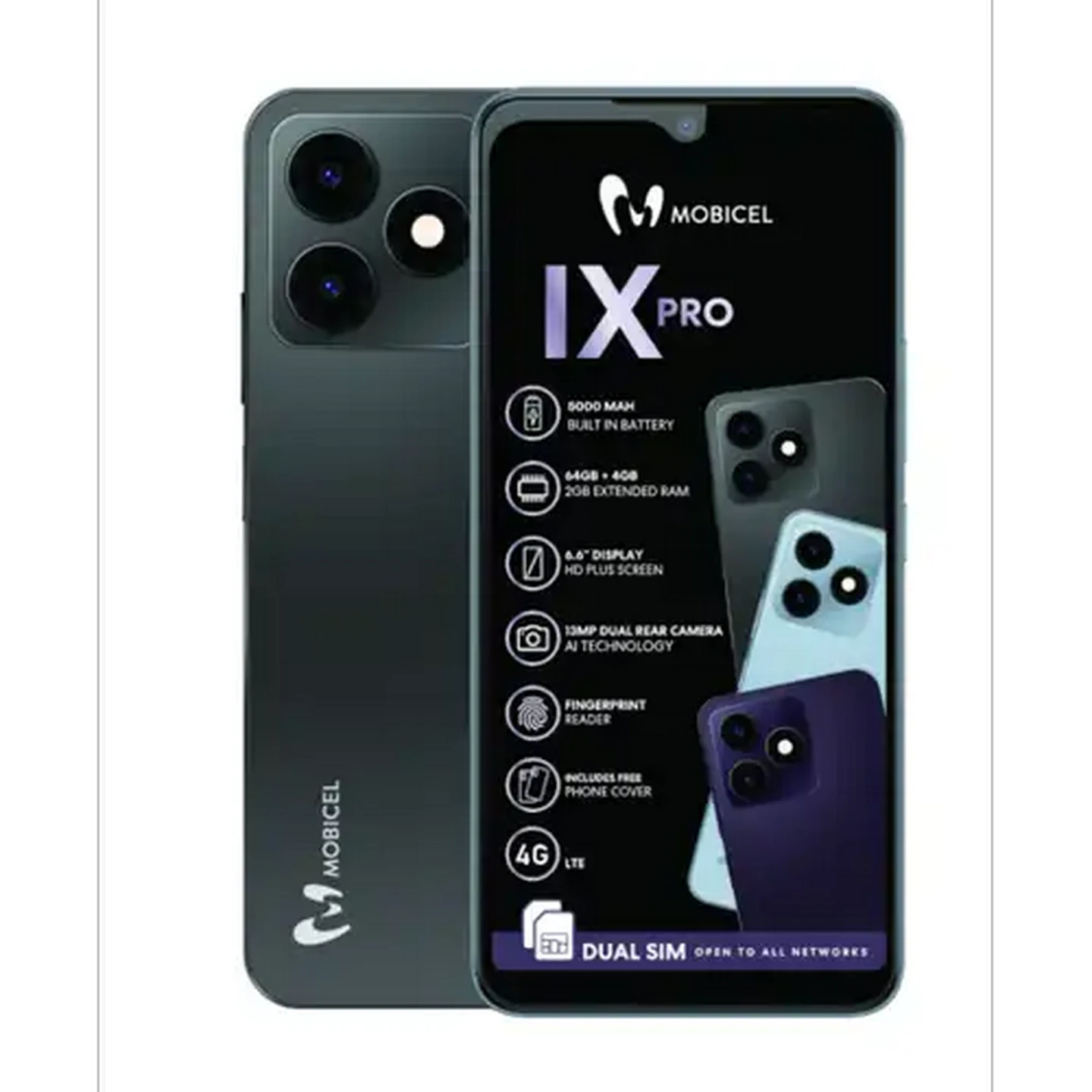 Image of Mobicel IX Pro Blue Cellphone