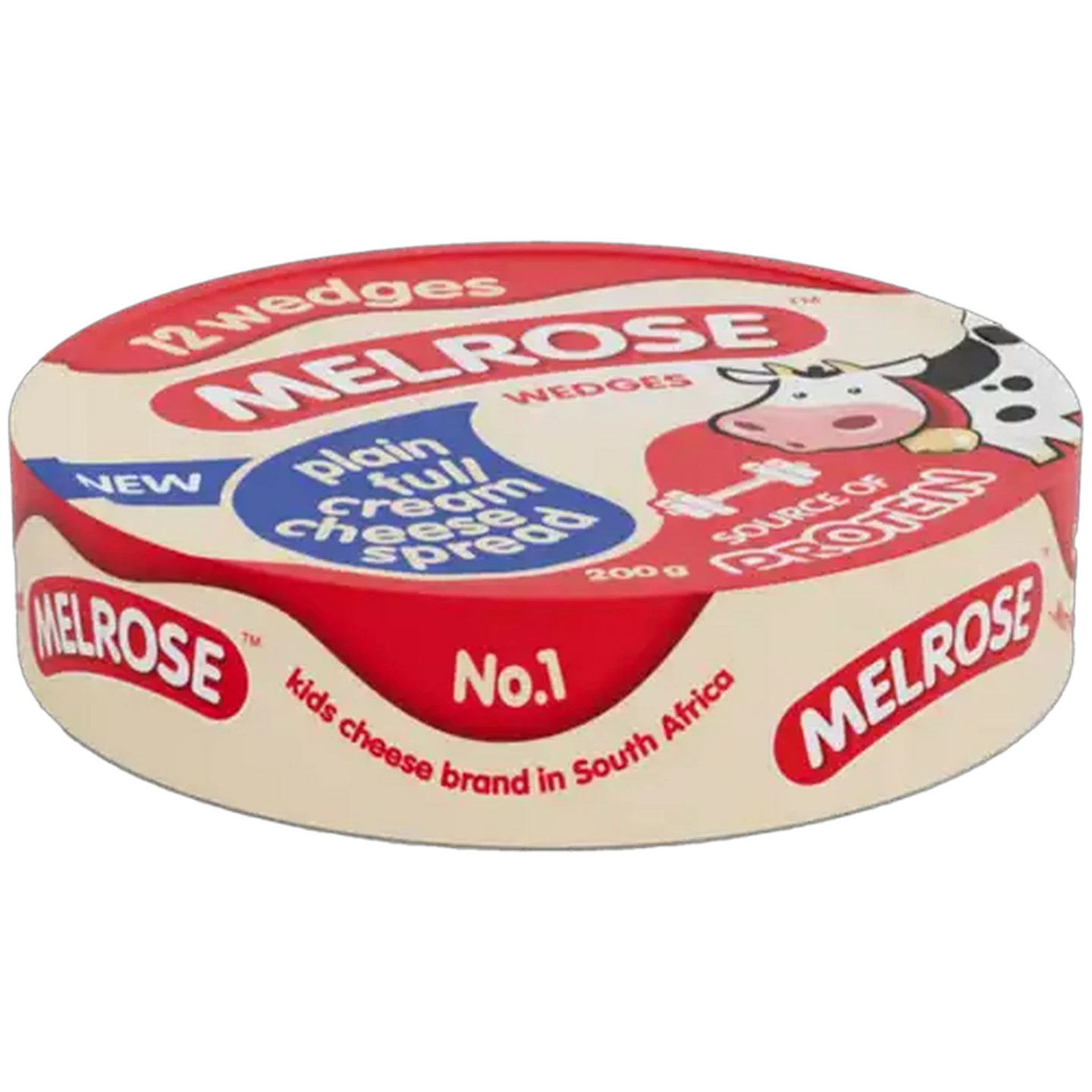 Image of Melrose Plain Full Cream Cheese Spread Wedges 12 Pack