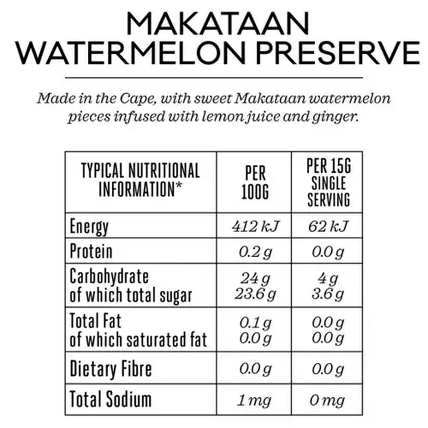 Image of Forage And Feast Makataan Watermelon Preserve 320g