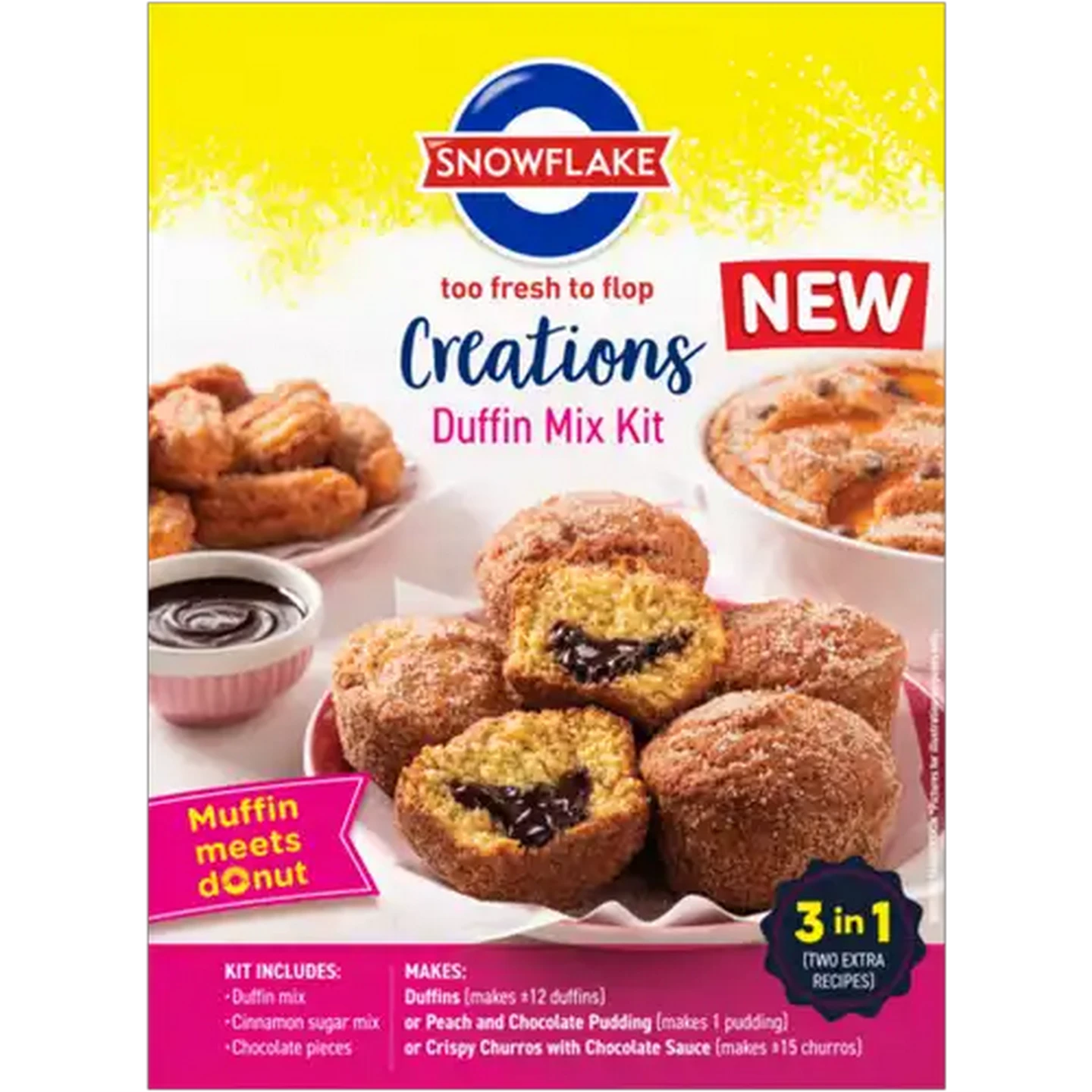 Image of Snowflake Creations Duffin Mix Kit 508g