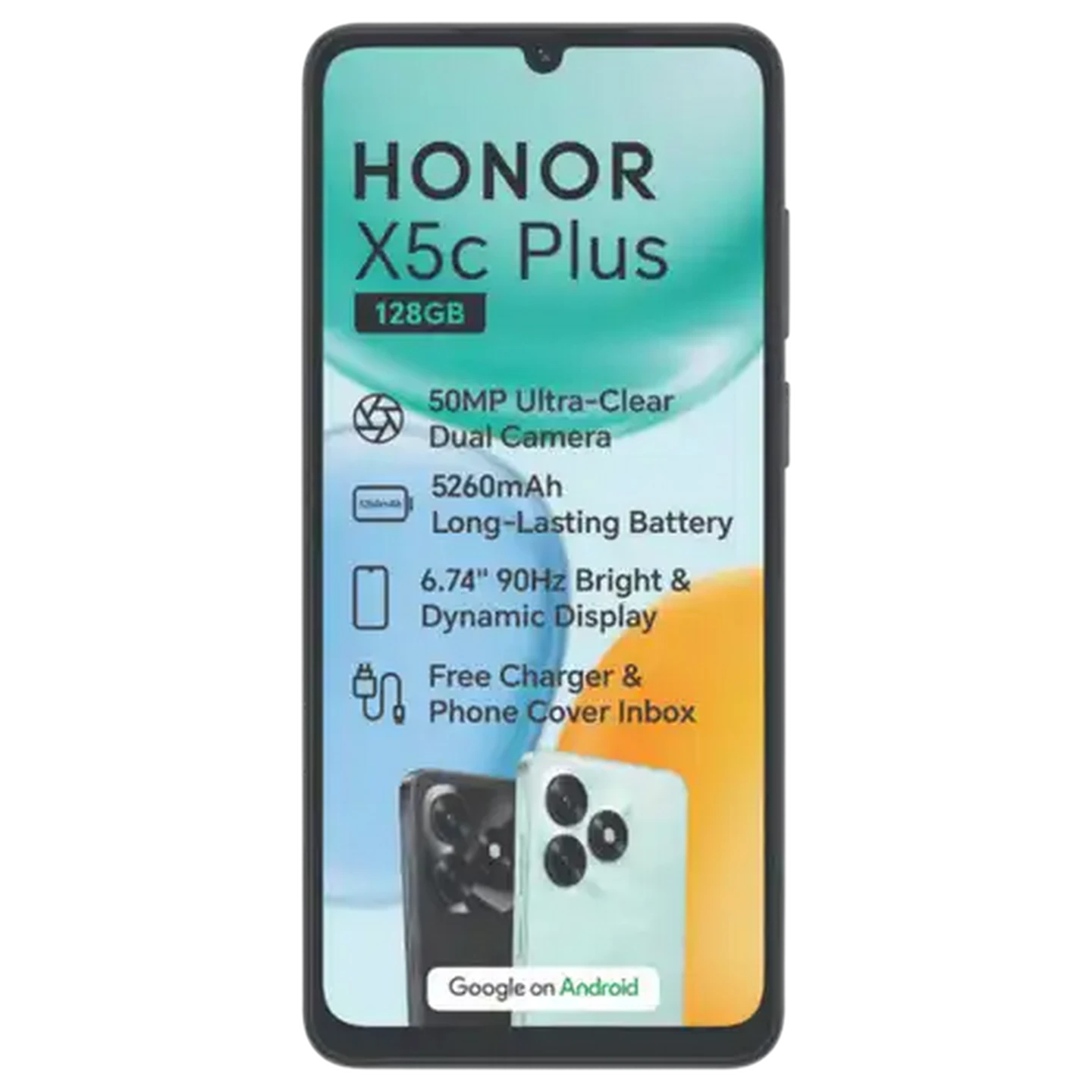 Image of Honor X5c Plus Ocean Cyan Smartphone 128GB