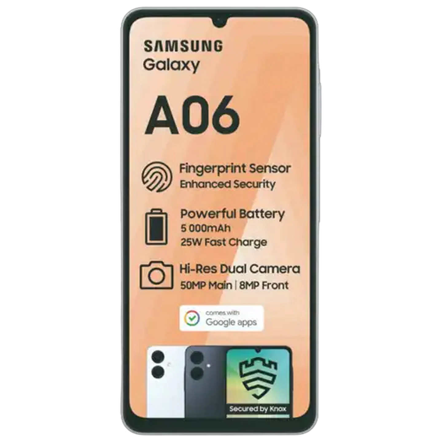 Image of Samsung A06 Blue Mobile Handset