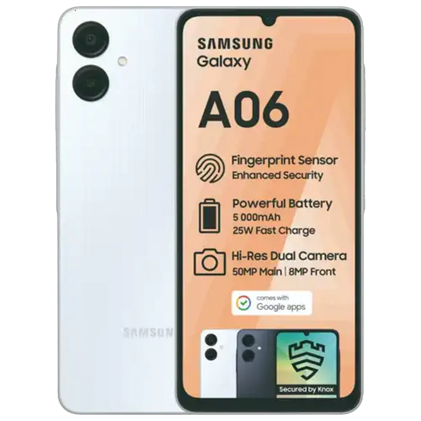 Image of Samsung A06 Blue Mobile Handset