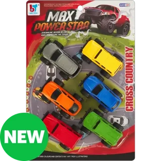 Shoprite ZA | Super Car Turbo Pull Back Car Set 6-Pack