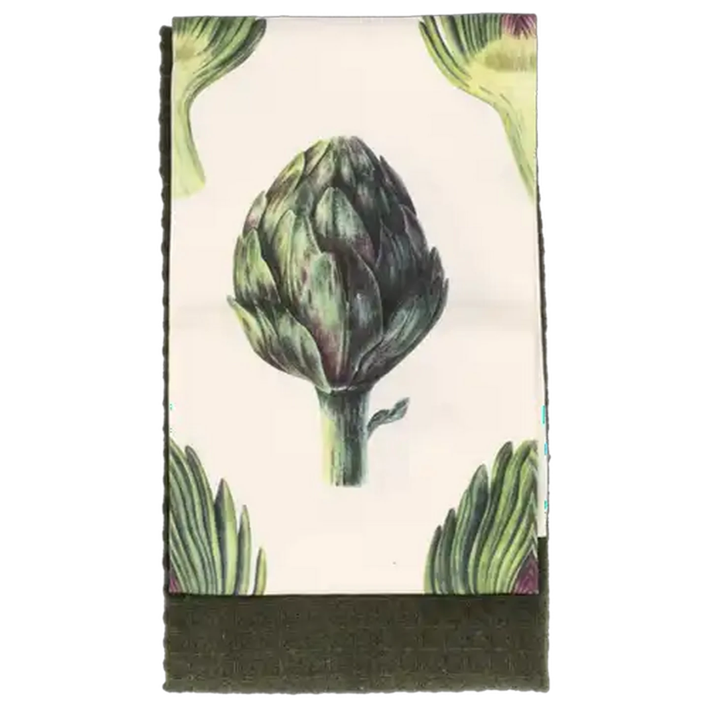 Image of Forage And Feast Green & Artichoke Kitchen Cloth Set 45 x 70cm 2-Pack