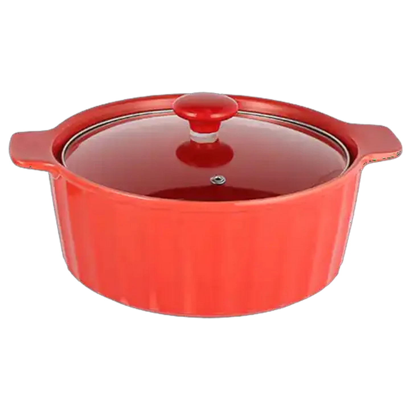 Image of Marrakesh Fluted Stoneware Casserole 28.5cm (Colour May Vary)