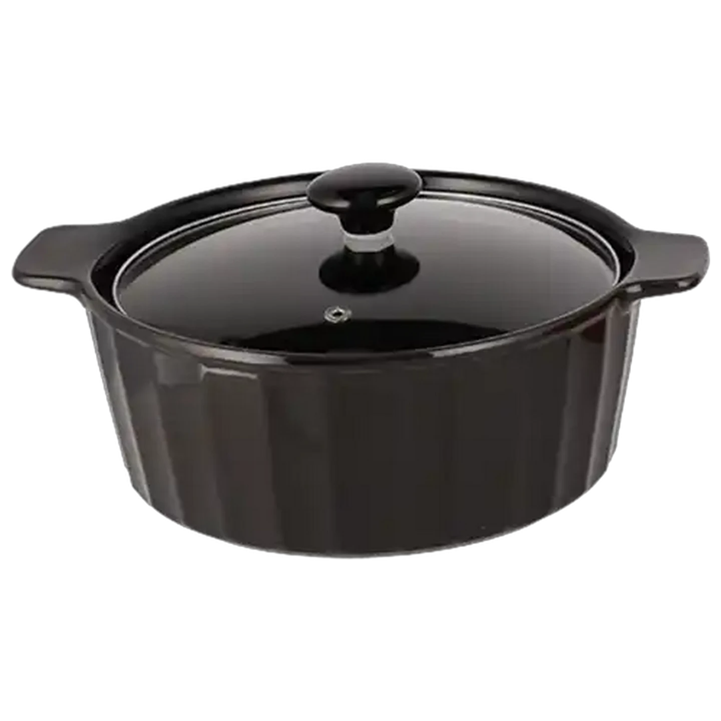 Image of Marrakesh Fluted Stoneware Casserole 28.5cm (Colour May Vary)