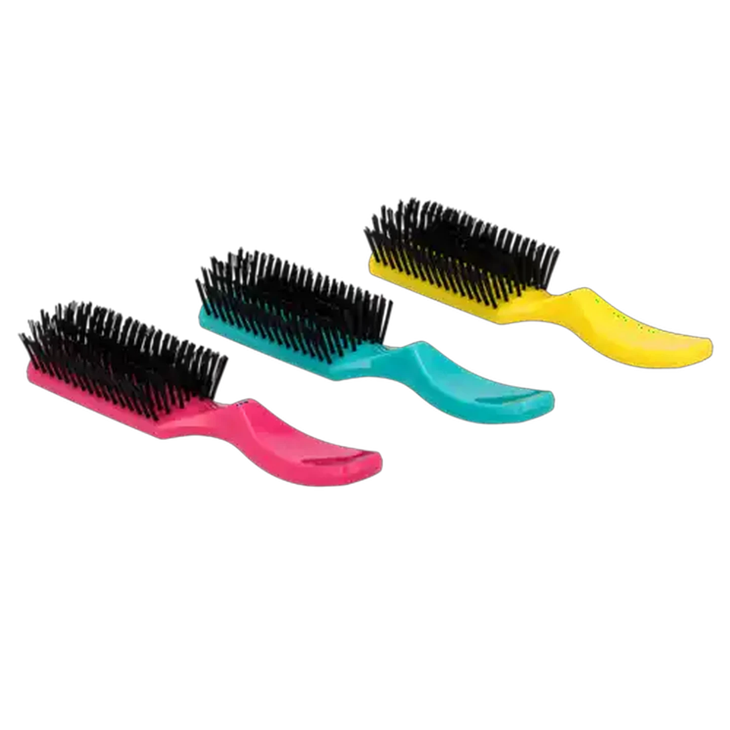 Image of Pretty Woman Hard Bristle Basic Hair Brush (Colour May Vary)