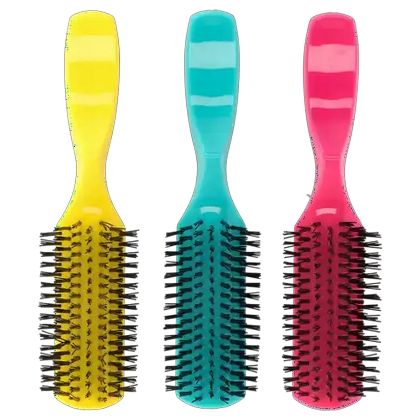 Image of Pretty Woman Hard Bristle Basic Hair Brush (Colour May Vary)