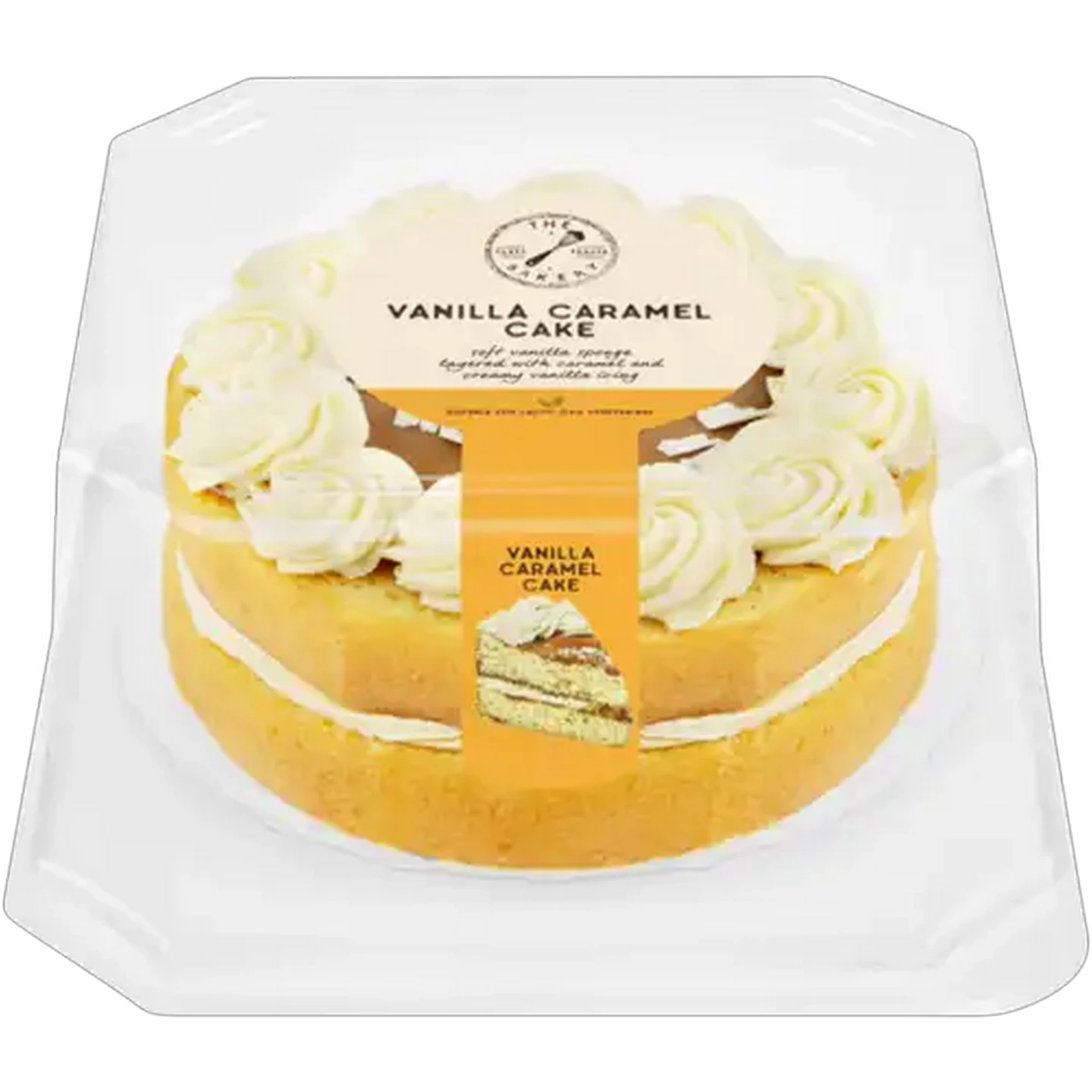 Image of The Bakery Vanilla Caramel Cake 18cm