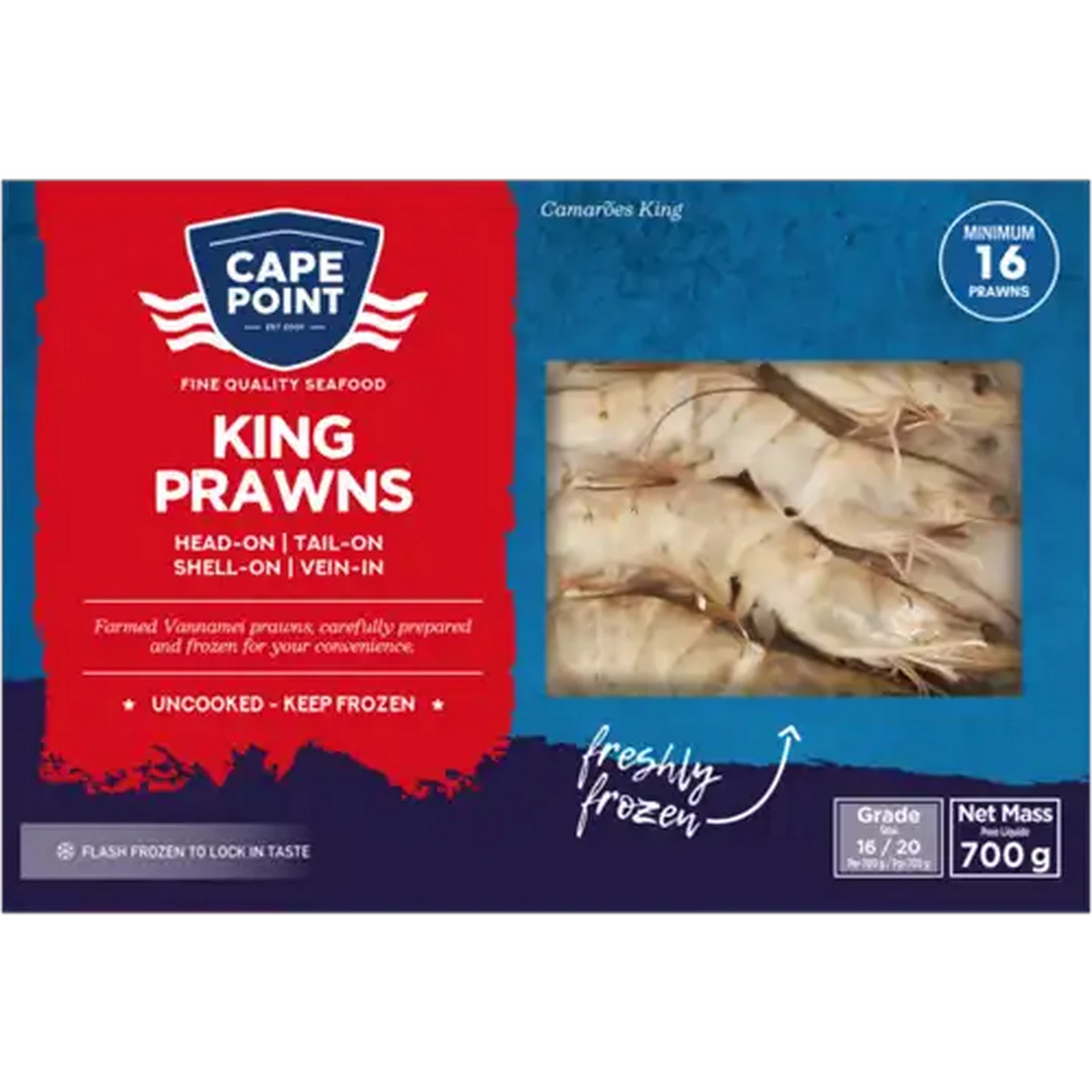 Image of Cape Point Frozen King Prawns 700g